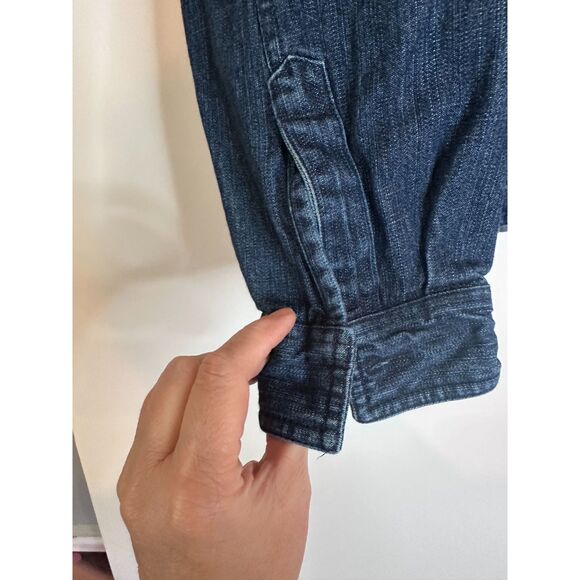 Krazy Kat Women’s Denim Jacket Small Embroidered Boho Western (Missing Buttons) - Picture 4 of 8